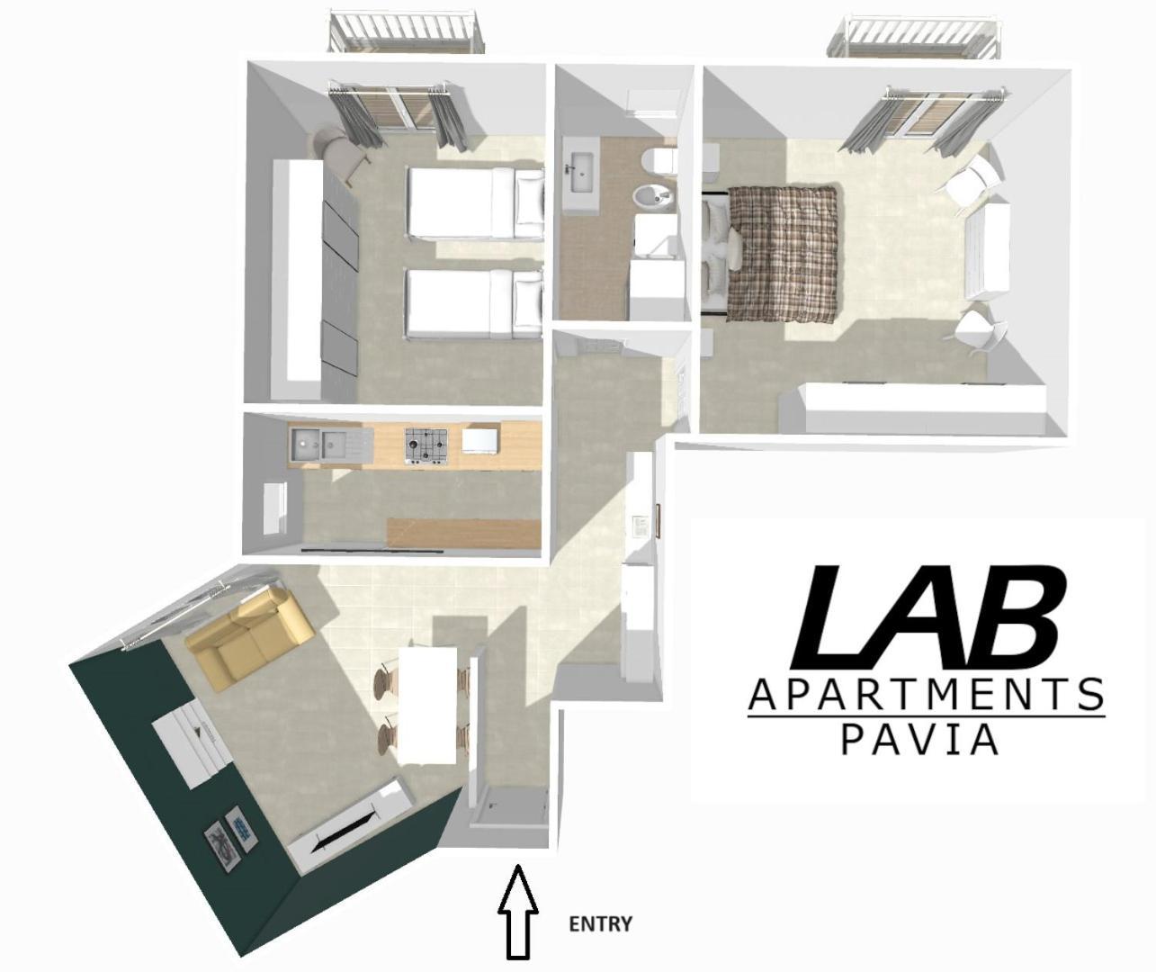 Lab42 City & San Matteo Apartment - 2 Bedrooms Pavia Ngoại thất bức ảnh